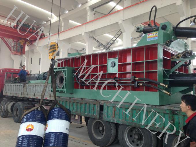 CE Huake Kullanılmış Metal Geri Dönüşüm Baler / Alüminyum Can Balya Makinesi 2