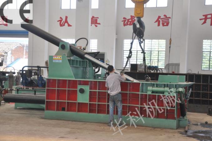500X600 600X600 Hidrolik Hurda Metal Balya Makinesi 90KW 1