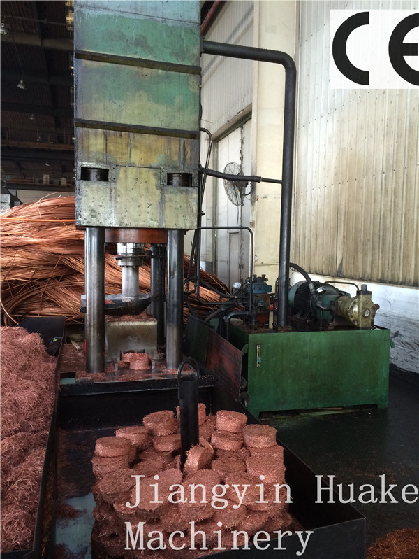 Demir Bakır Alüminyum için SGS Hidrolik Briket Pres Makinası 1