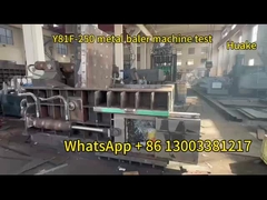 250 Ton Atık Metal Baler Makinesi Güvenilir Yapısal Sertlik