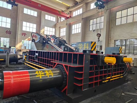 satın al 3x37KW motor ve uzaktan PLC kontrolü ile çok yönlü hurda metal baler basıncı online manufacture