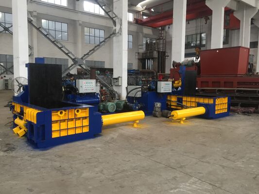 satın almak 160 Ton Force Alüminyum Çöp Pres Makinesi 300×300 mm Bale Boyutu için PLC Otomatik Kontrolü ile online manufacture